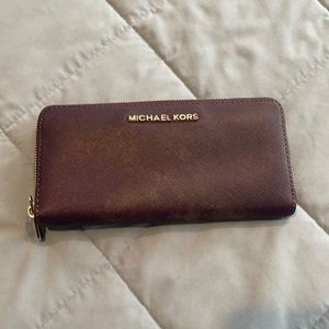 Purple Michael Kors Wallet